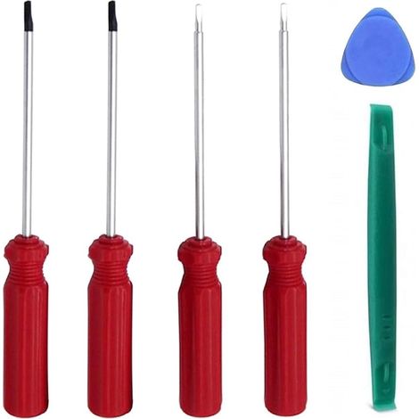 Lot de 4 tournevis triangulaires de 1,4 mm, 1,8 mm, 2,0 mm, 2,3 mm pour fixer des jouets électroniques, des appareils électroménagers, des réparations avec outils de levier (1/5)