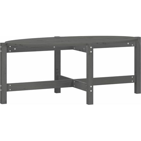 Maison Exclusive - Mesa de centro de madera maciza de pino gris 1 (1/5)