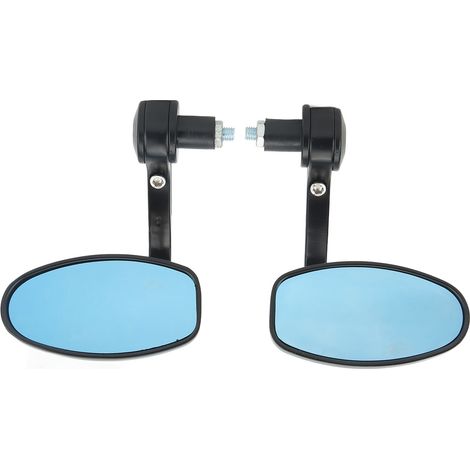 paire de rétroviseurs de moto universels de 7/8 po (22 mm) à fixer en bout de guidon, compatibles avec Suzuki GSF1250 et GSF600 (1/5)