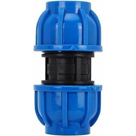 4Pcs PE Connecteur Droit En Plastique 32mm à 32mm Adaptateur De Tuyau D'eau Raccord Droit Raccord De Tuyau D'Eau Tube Raccords (1/4)
