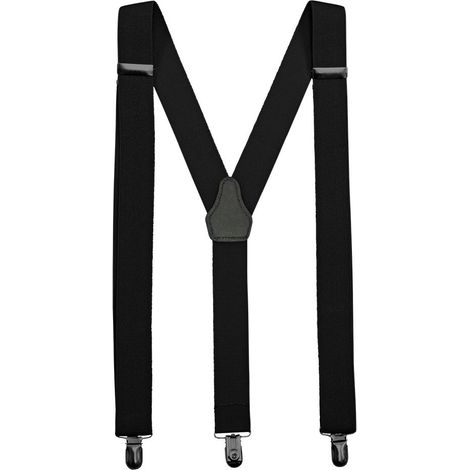 Tirantes elásticos en varios colores para hostelería VELILLA 404008 Negro