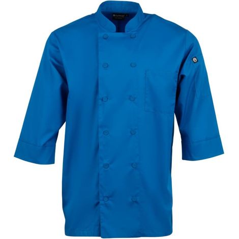 Veste de cuisine mixte Chef Works bleue L