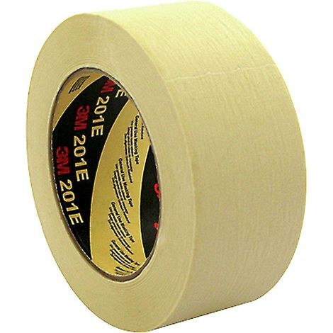 Ruban adhésif de masquage papier crêpé 201E 18mm x 50m - 3M