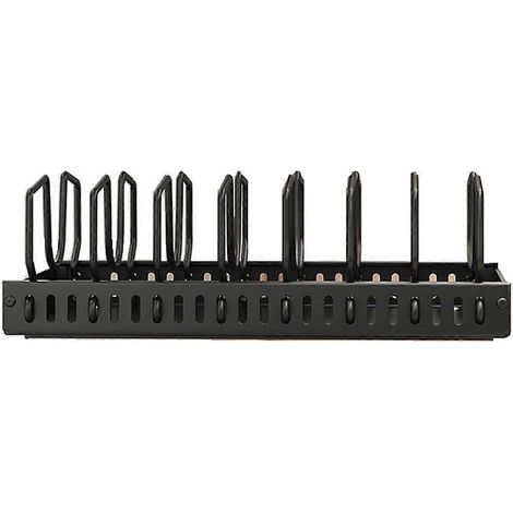 Rangement coulissant pour placard, support télescopique pour couvercles de casseroles, égouttoir de table multifonctionnel avec (1/4)