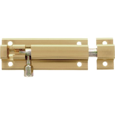 Goupille De Jante 200 x 30 mm Pour Les Portes Intérieures En Bois Bords Carrés Loquet Pour Salle De Bain, Chambre Ou Bureau Boulon De Sécurité Aluminium Doré (1/3)