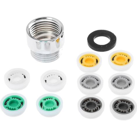 Limiteur de débit d'eau pour douche, installation facile, compatible avec robinet de douche, plastique et cuivre, 1 ensemble (1/3)
