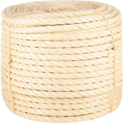 Maison Exclusive - Seil 100% Sisal 14 mm 25 m