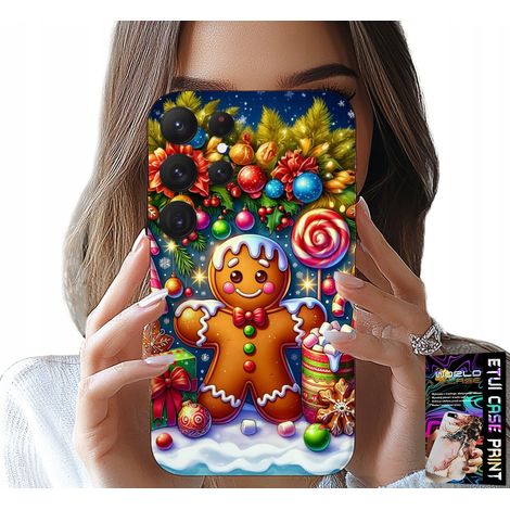 Custodia per Samsung Galaxy S22 Ultra - motivi di pan di zenzero, caramelle, Natale + lamina (1/5)