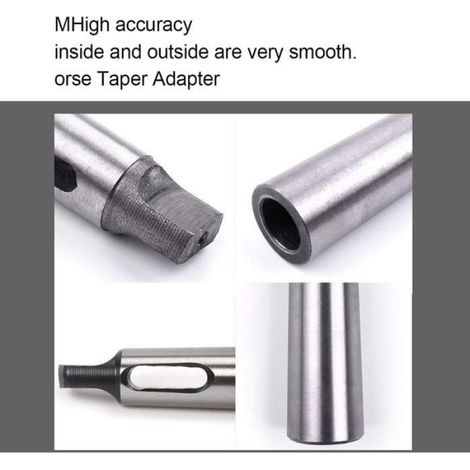 Cône Morse douille de perçage Réduction adaptateur pour tour de fraisage (MT1 à MT2, MT3 à MT2, MT3 à MT4,3pcs) (1/5)
