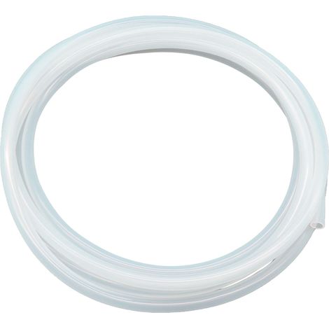 Tuyau en silicone de 10 mm ID x 13 mm OD - 3 mètres, Tuyau de qualité alimentaire flexible en silicone transparent pour transfert de pompe (1/5)