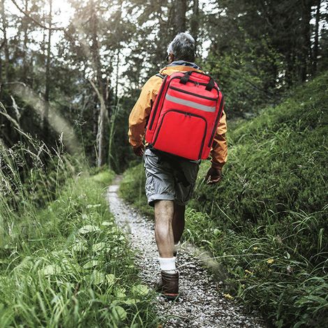 Kit de secours d'urgence en extérieur, kit de secours en cas de séisme, trousse médicale tactique, sac à dos de premiers secours, sac de rangement pour matériel de secours (1/5)