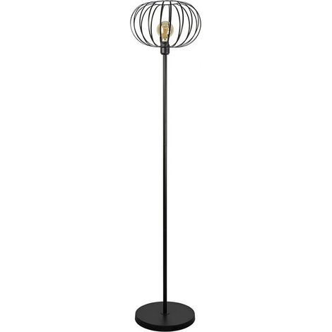 edm-product 32122 E27 Lampada da Terra Nera 35x35x150 cm (1/3)