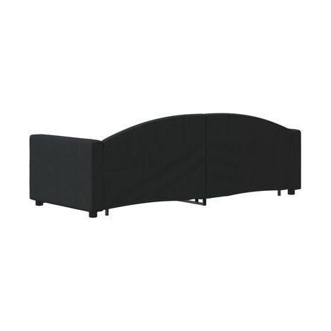 Lit de jour avec lit gigogne (matelas non inclus) 80 × 200 cm, meuble de chambre, design contemporain, montage facile (1/5)