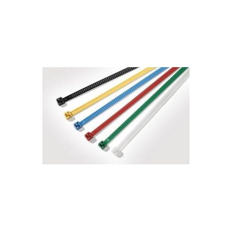 HellermannTyton LR55R-PA66-RD-Q1 brida reutilizable roja 195 mm