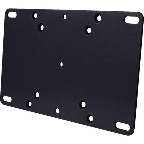 Adaptateur VESA pour support TV jusqu’à 200x100 – Compatible VESA 75/100 – Fer noir – Charge maximale 652g – Dimensions 110x210x3mm – Mywall