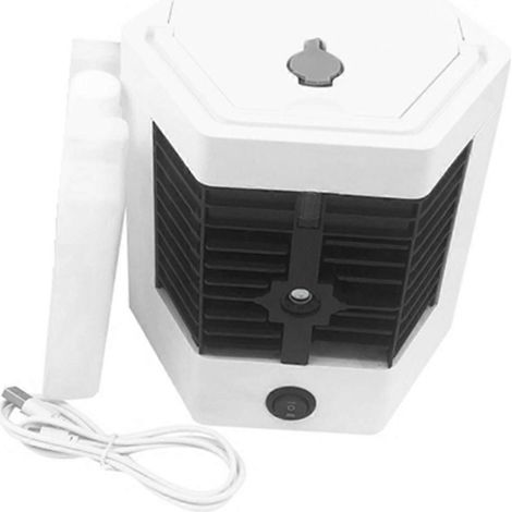 Mini climatiseur portable, pour petites pièces, humidificateur --- (1/5)