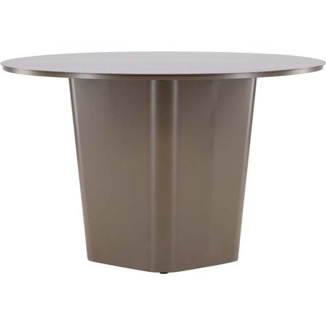 Santa Fe table de jardin Ø120 marron. (1/5)
