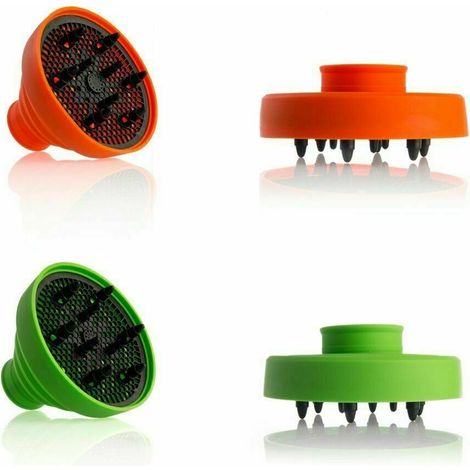 DIFFUSORE UNIVERSALE PER PHON ASCIUGACAPELLI IN SILICONE DA VIAGGIO PIEGHEVOLE (1/5)