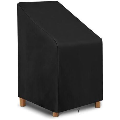 LaBlanc - Funda para silla de jardín, funda protectora para sillas apilables, funda impermeable de tela Oxford para sillas de exterior (64 x 64 x 120 cm) (1/5)