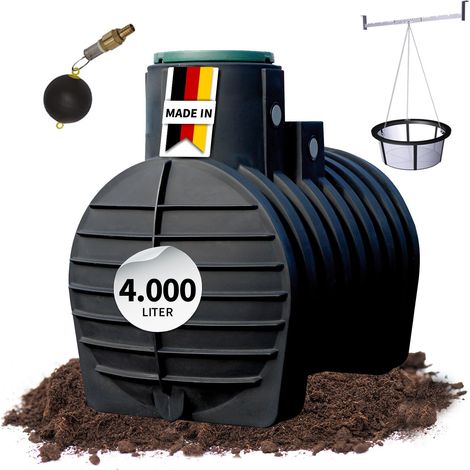4rain MONO Retentionszisterne Plus 4000 Liter inkl. Tankabdeckung