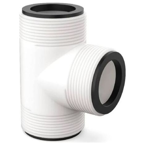 Raccord en T pour tuyau de piscine, kit de raccordement de 1,5 pouce, compatible avec les raccords en T pour tuyaux de piscine, pour les pièces de raccordement des tuyaux des piscines hors sol. (1/5)