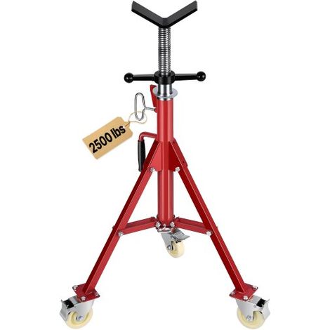 Servante de Tubes à Tête en V sur Roulettes Servante Tuyauteur (1/5)