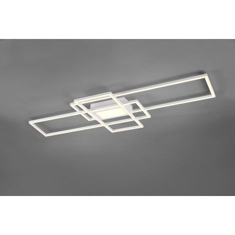 Plafoniera a soffitto Irvine SMD LED 60W 7100lm Bianco Opaco 105x6x42 cm (1/3)