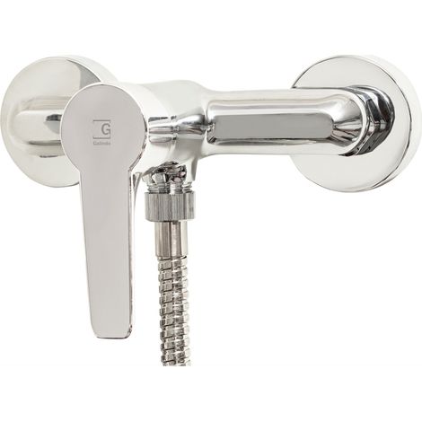 Galindo INGO PLUS 7133000 Robinet mitigeur douche (laiton) avec ensemble de douche, finition chrome.