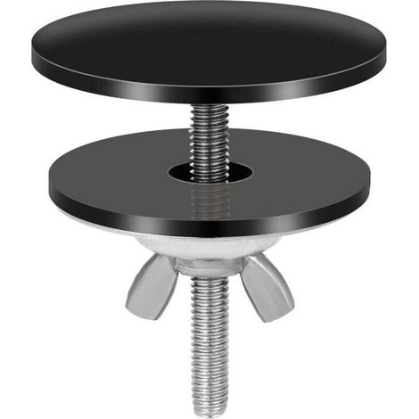 Couvercle Trou Robinet Noir, 5 cm Acier Inoxydable Couvercle Trou Robinet Évier Cache Trou pour Évier Étanche Couvercle Évier Cuisine Noir pour Bouchon de Trou de Robinet d'Évier-- (1/5)