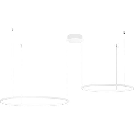 Suspension LED design moderne dimmable Soel 2 - Blanc (1/2)