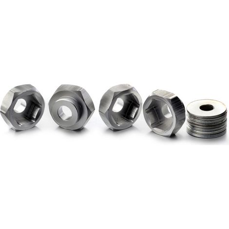 Absima 12 mm -- 17 mm 1:10 Mozzo ruota in alluminio Alluminio 4 pz.
