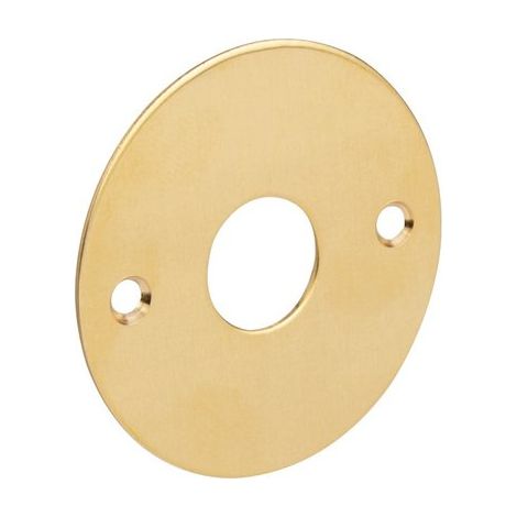 Duval – Rosace ronde laiton poli 45mm – Diamètre intérieur 14mm – Finition polie – Installation facile pour portes standard