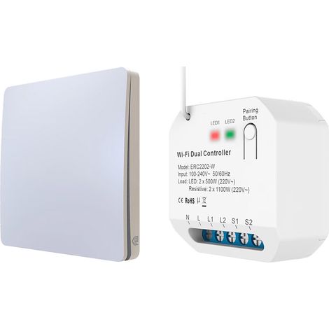 RELE' SMART CON PULSANTE SINGOLO '9306' art. 9320 + 9327 - FEB