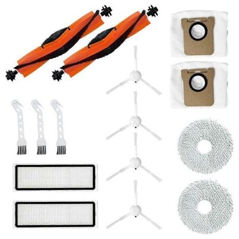 Kit de rechange pour brosse, filtre et sac à poussière pour aspirateur robot Xiaomi X20+, X10+ et X10 PLUS. (1/5)