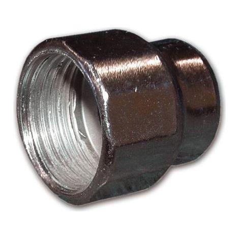 Raccordo Riduttore F-F in Acciaio Zincato Manicotto F.F. 1/2X3/8 (1/2)