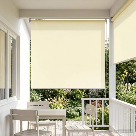 vidaXL Voletta a rullo con protezione UV Crema 120 x 230 cm