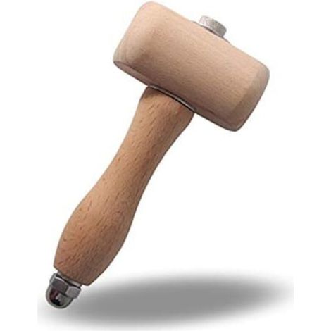 Beech Wood Mallet Hammer Tool, Wood Carving Hammer Leather Craft Carving