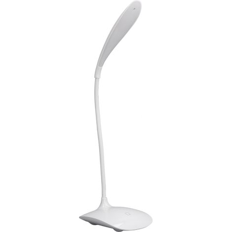 Wiederaufladbare LED-Schreibtischlampe mit USB-Anschluss, Leselampe für Studentenwohnheime, Musiklampe, Notenpult-Leuchte, 16 LEDs, weißes Licht (1/5)