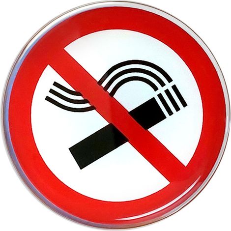 3D Sticker No Smoking (1/4)