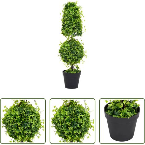 Plante artificielle -  Plante de buis artificiel avec pot Vert 100 cm (1/5)