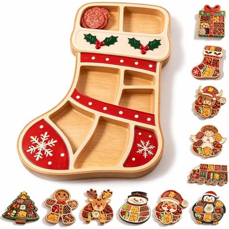 Plateau de Noël - Décoration d'assiette créative pour les fêtes (1/5)