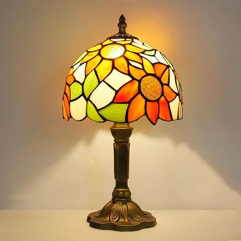 Small Lamp of Table of Style of 20,3 cm, Lamp of Bedside in stained, Lamp of Bedside to Base of resin Antique of 38,1 cm of High (1/3)