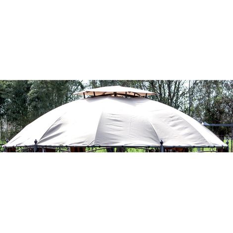 Top Superiore Telo Di Ricambio Per Gazebo Gotic Alluminio Esagonale 3,50 (1/3)