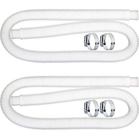pezzi Tubo di ricambio per piscina da 32 mm, tubo per piscina, tubo di ricambio per pompa di filtrazione per piscina (1,5 m) per Intex 300 330 530 1000 GPH (1/5)