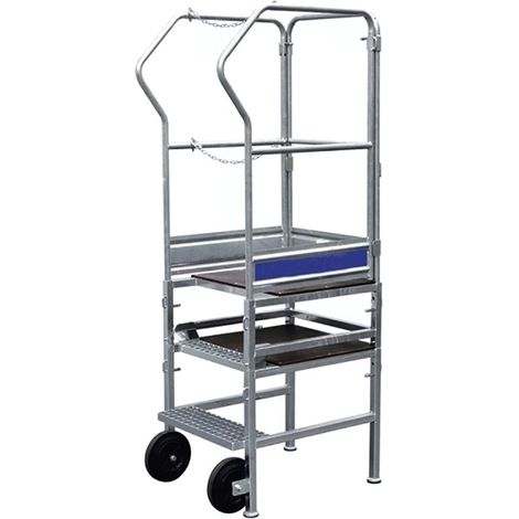 Scaletta 3 gradini - Alt. max di lavoro 2.80m - 18.012