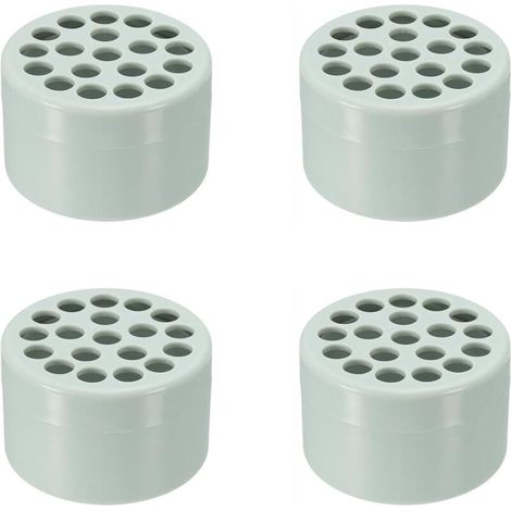 Lot de 4 supports de tige Ikebana en spirale en plastique, arrangement floral pour décoration de la maison (vert) (1/5)