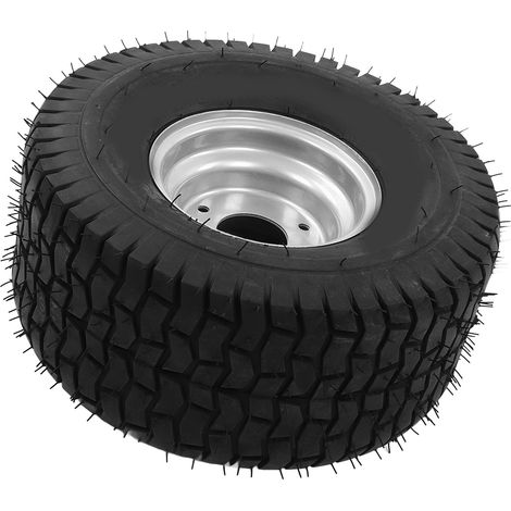 Pneu 15x6.00-6 avec roue et moyeu, pneus résistants pour quad, UTV, kart, tondeuse et véhicule agricole (1/5)
