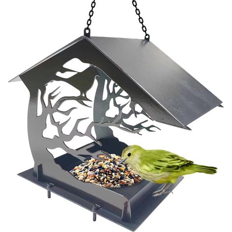 aus Metall für den Außenbereich Kreativer Vogelfutterspender