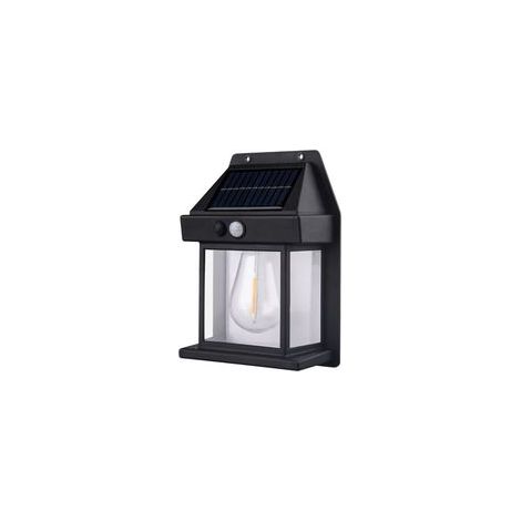 Lampe solaire d'extérieur étanche IP65 Capteur de mouvement 3 modes d'éclairage Batterie 1800mAh Durée de vie 50000 heures (1/5)