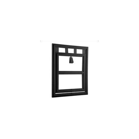 Chatière noire pour chats et petits chiens, compatible portes, fenêtres, moustiquaires, idéale pour liberté et sécurité animale